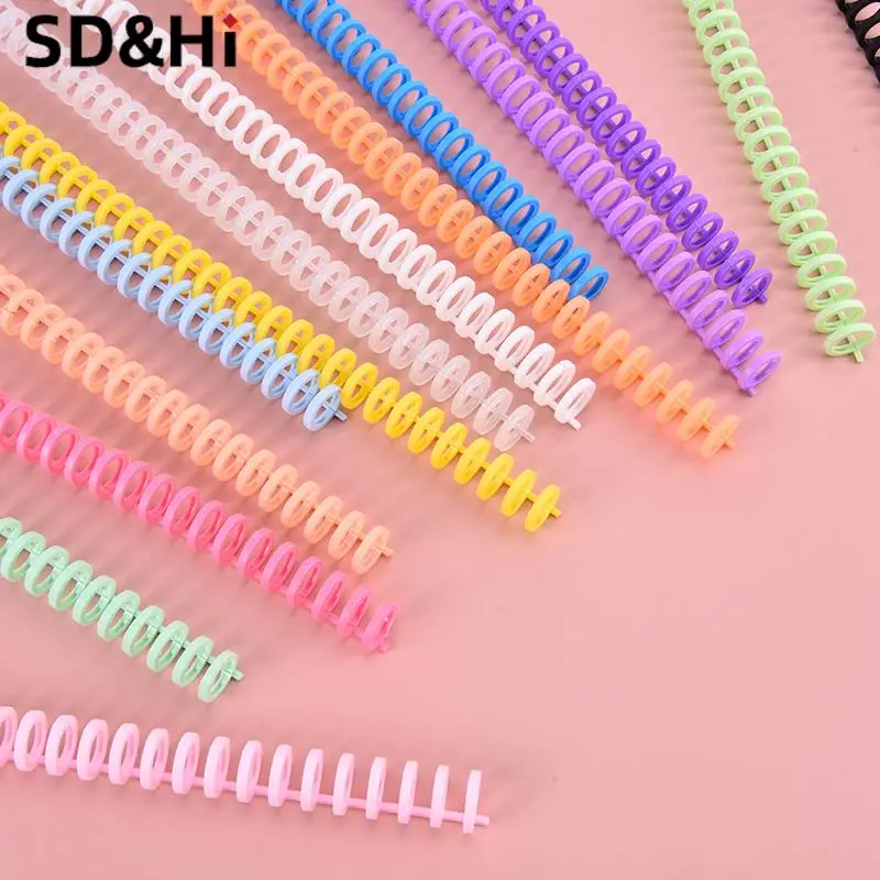 Loose-Leaf Paper Book Album Binder, A4 Notebook Binding Clips, Círculos Anel, 30 Buracos, Binder, Scrapbook, 10pcs