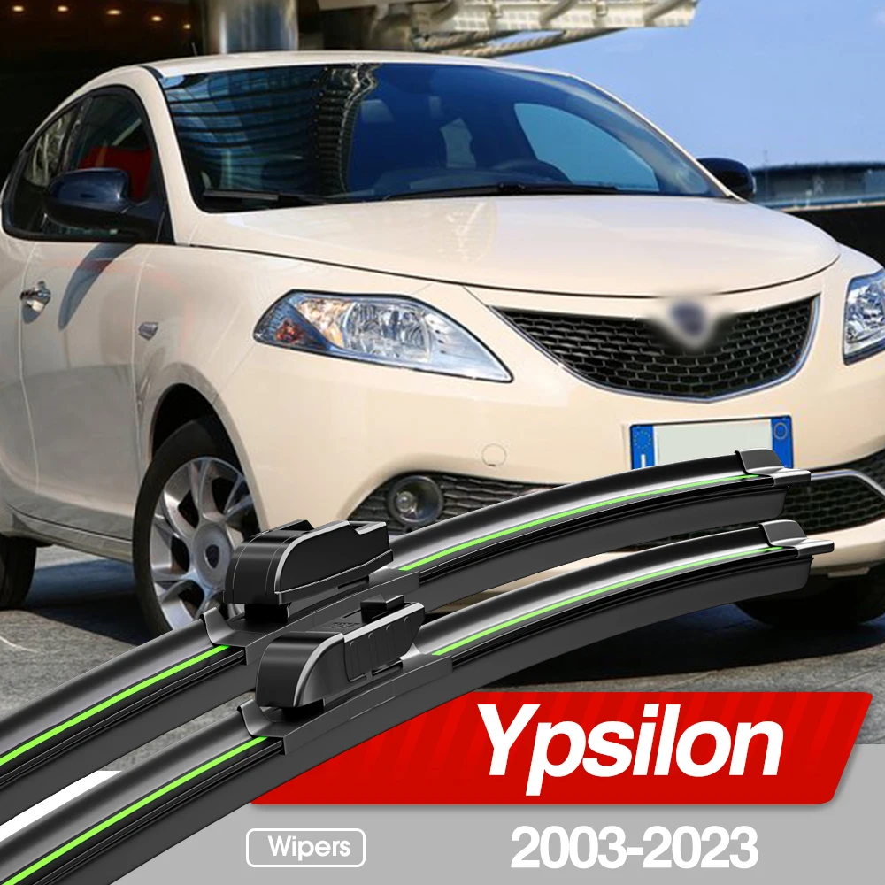 For Lancia Ypsilon 2003-2023 Front Windshield Wiper Blades 2pcs Windscreen Window Accessories 2004 2006 2010 2011 2019 2020 2022