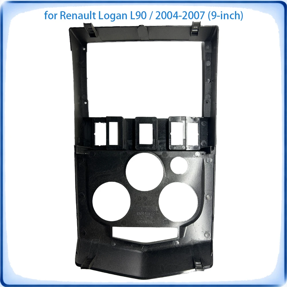 Car Radio Fascia Frame For Renault Logan L90 2004-2007 9 inch With Canbus Decoder & Wiring Harness Car Accessories Plug & Play