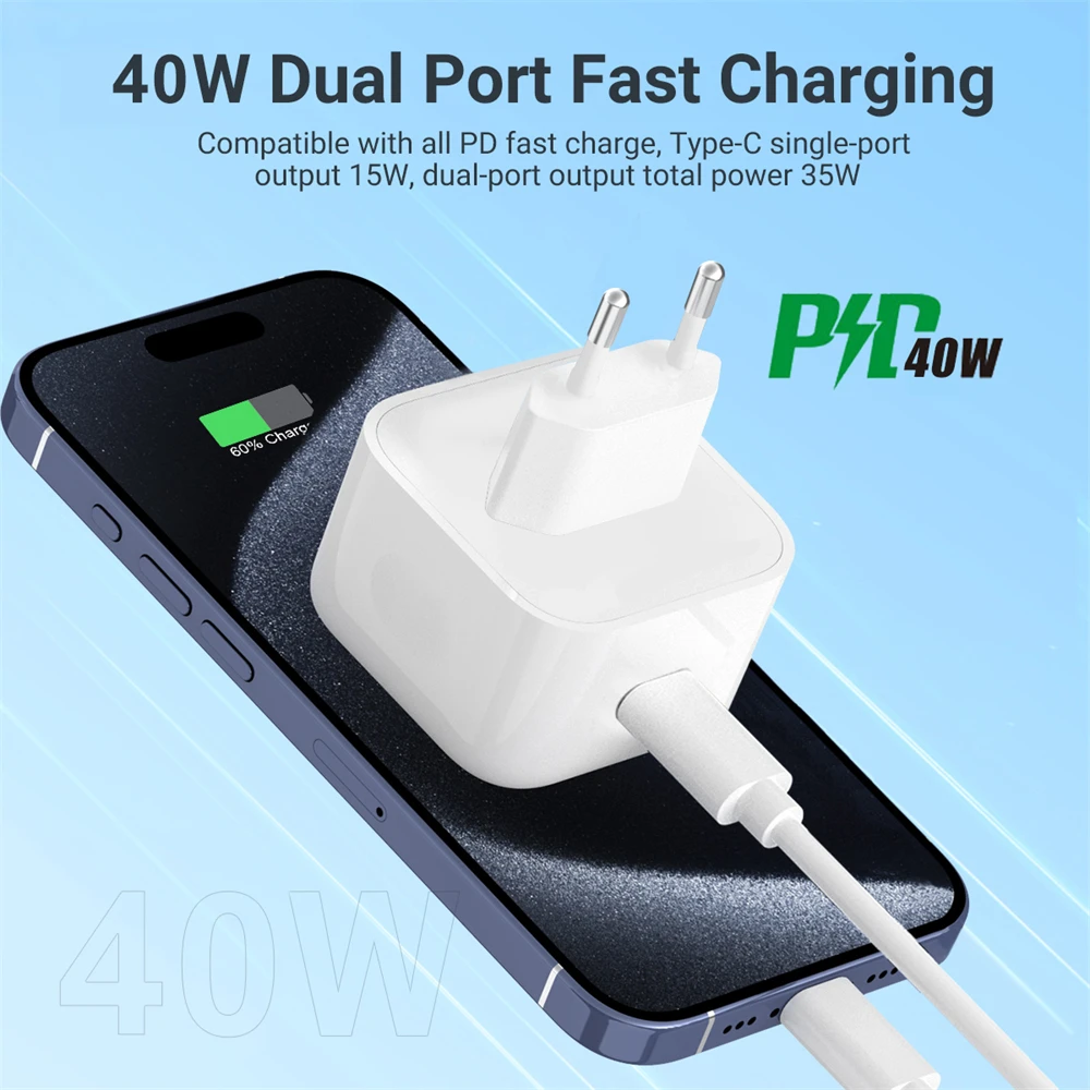 Caricabatterie Rapido PD 40W p - Phone Accessories Online recensione e prezzo