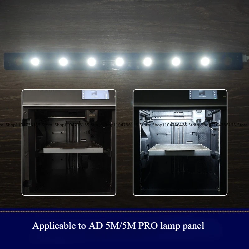 3D Printer Accessories for AD 5M Pro LED Light Strip High Brightness Easy Installation Light Board Kit