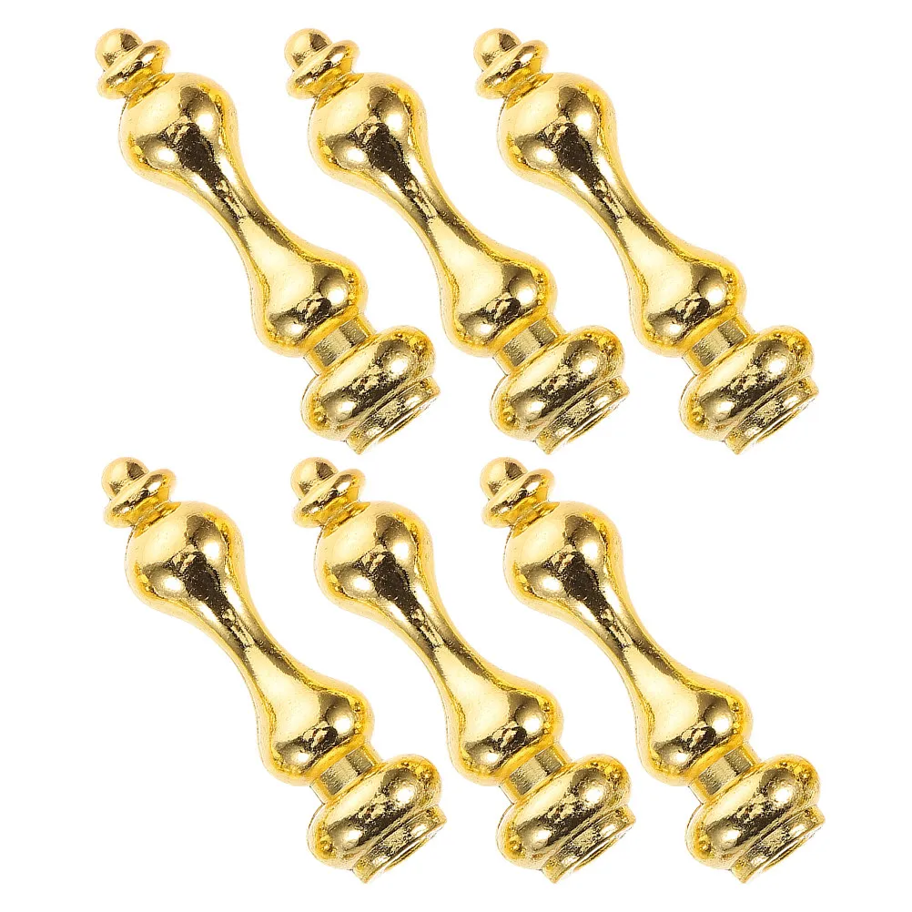 6Pcs Glass Metal Railing Accessories Glass Rail Post Furniture Corner Connector Zinc Alloy End Cap Cabinet Hardware