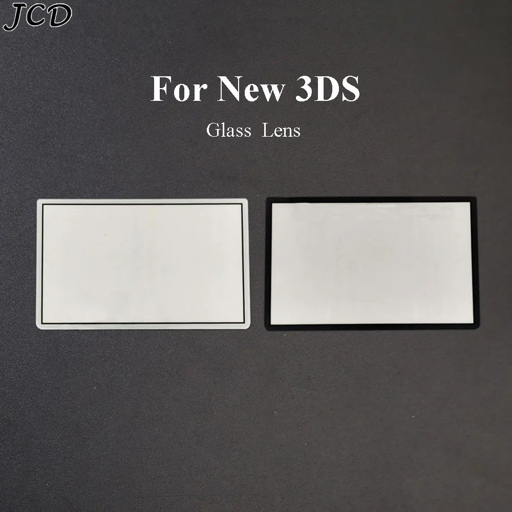 

JCD For New 3DS LCD Screen Glass Lens Top Upper Screen Protector Cover Protector Panel Replacement