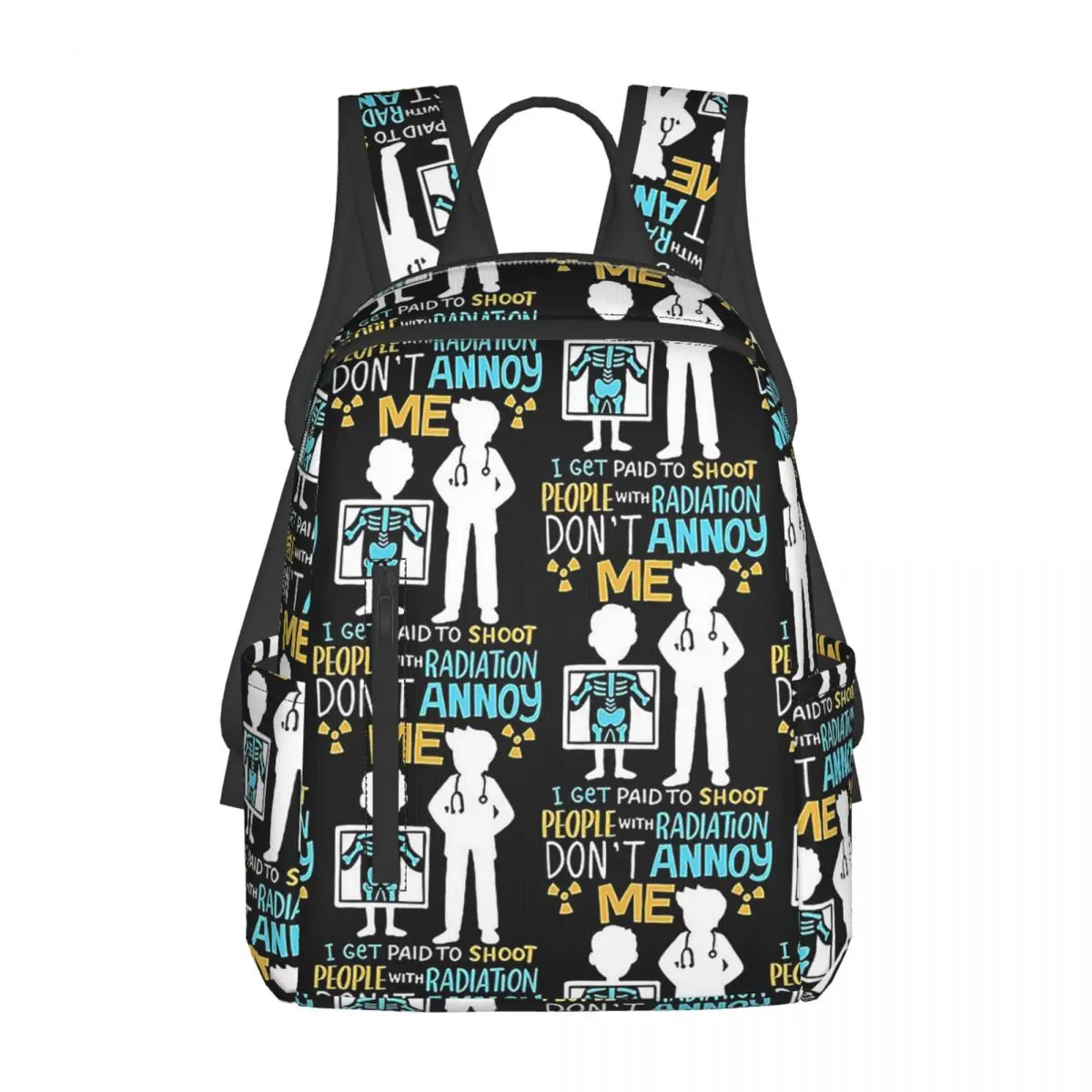 

Don't Annoy Me Radiology Radiologist Gift Backpack Large Capacity Children BookBag School Bag Shoulder Bags for Men Women