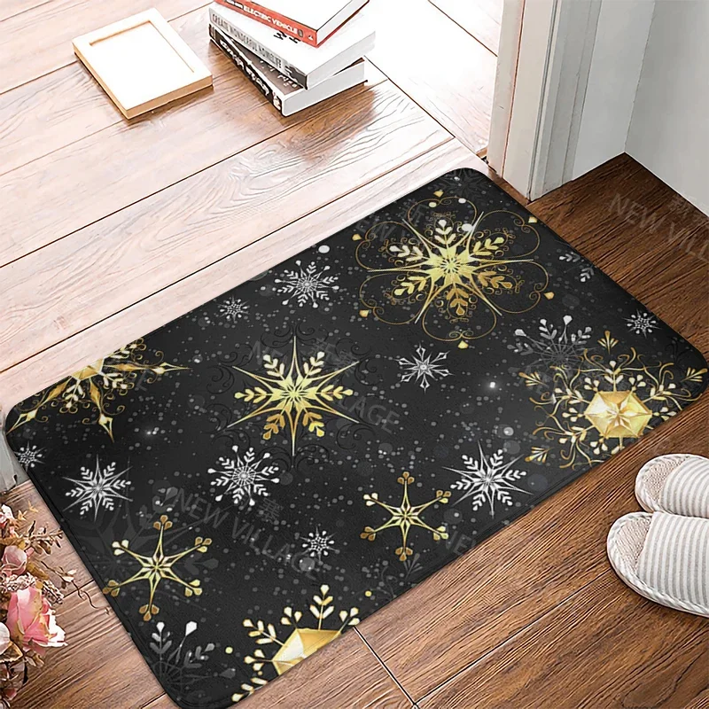 Christmas series anti slip shower mat bathroom carpet shower mat home decoration floor mat kitchen bedroom living room door mat