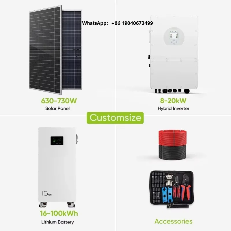 All in One Solar Power Systems 5 6 Kw 6Kw 8Kw 9Kw 10Kw Hybrid Solar Complete Set With Storage xyl
