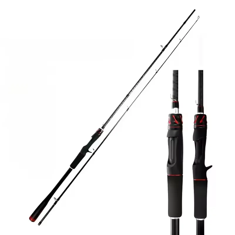 

Spinning Casting Carbon Fiber Lure Fishing Rod 1.8-2.7m Freshwater Saltwater Bass Fishing Rod Fast Action