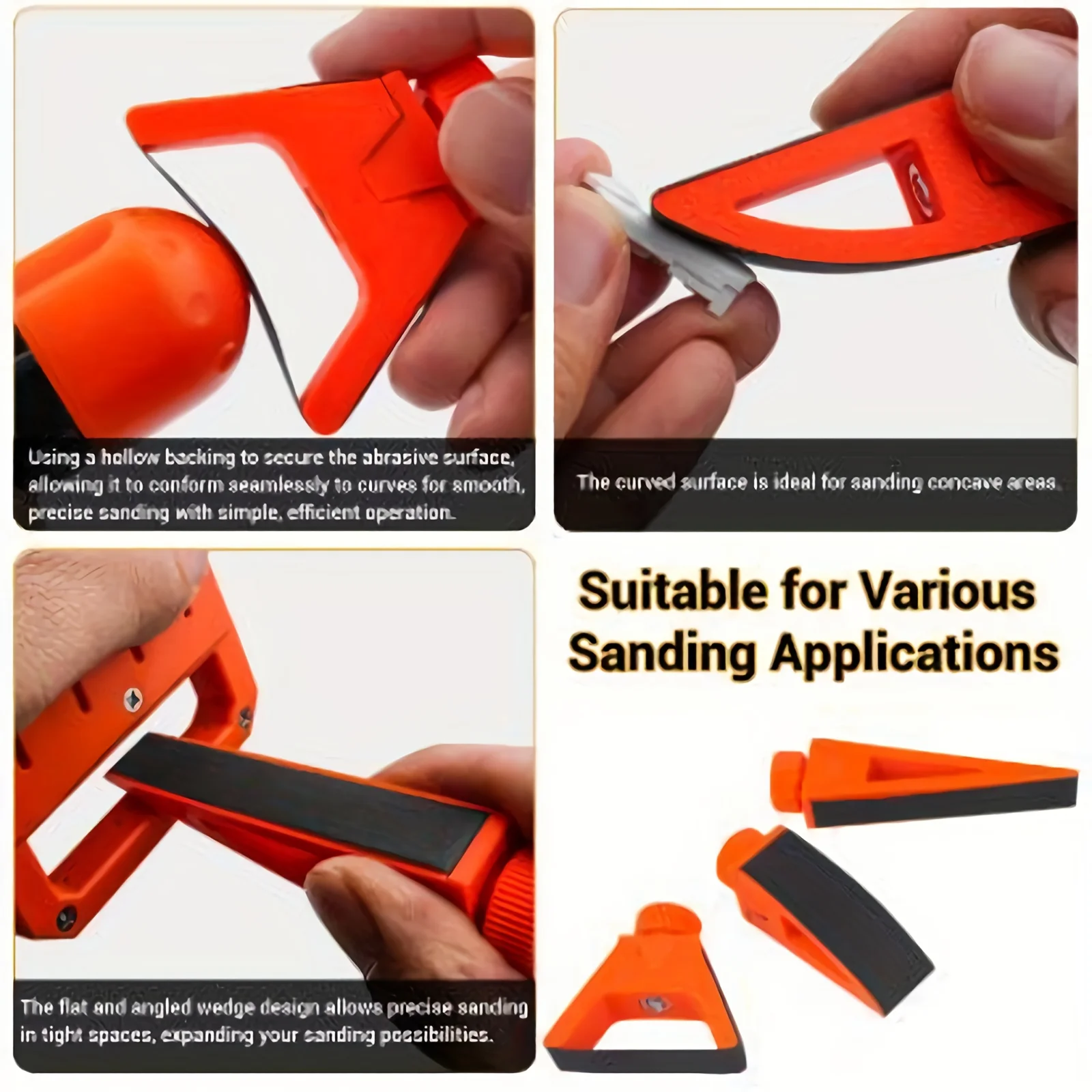 

Мини-прецизионный ручной набор для полировки из 3 предметов — набор для полировки хобби 3-в-1 с регулируемым углом и универсальным держателем наждачной бумаги