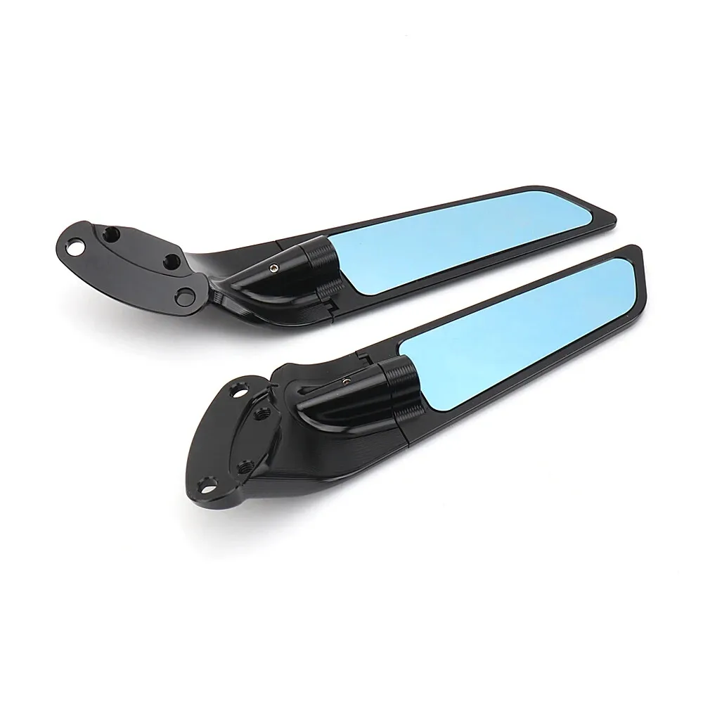 For KAWASAKI Ninja ZX10R ZX-10R SE ZX10RR ZX-10RR ZX 10 R RR Motorcycle Adjustable Aluminum Rearview Mirrors Wind Wing Mirror