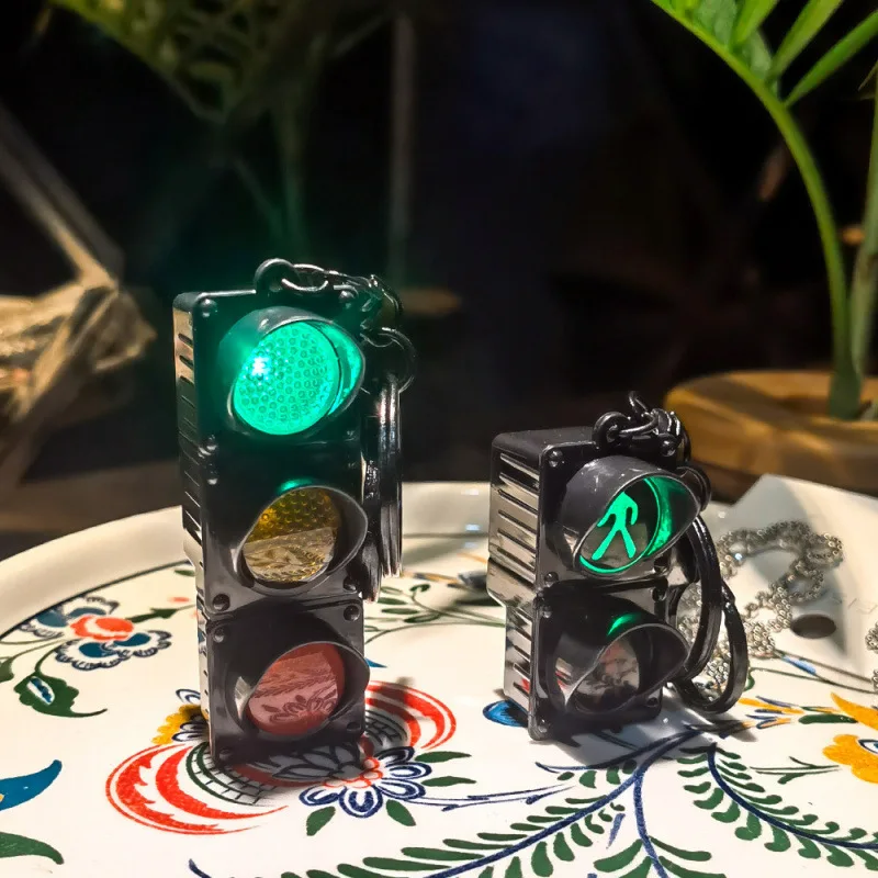 Novelty Car Keychain For Bag,Funny Unique Cool Stoplight Key Chain,Purse Charms For Handbags,Fun Small Gifts For Men Ideas