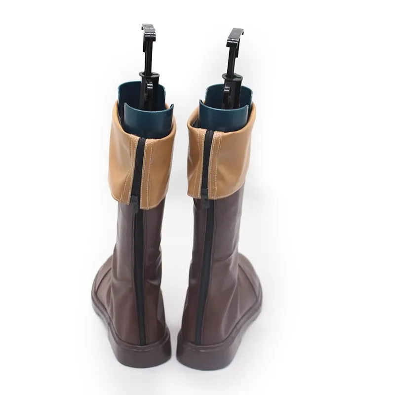 Gra Laios Touden męskie buty Cosplay kostiumy buty z PU na Halloween karnawałowe przyjęcie boże narodzenie dostosuj