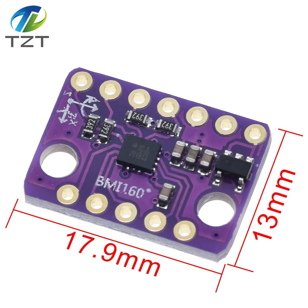 MH-ET LIVE BMI160 GY-BMI160 6DOF 6-axis Rate Gyro Gravity Accelerometer Sensor Module IIC I2C SPI Communication Protocol 3-5V