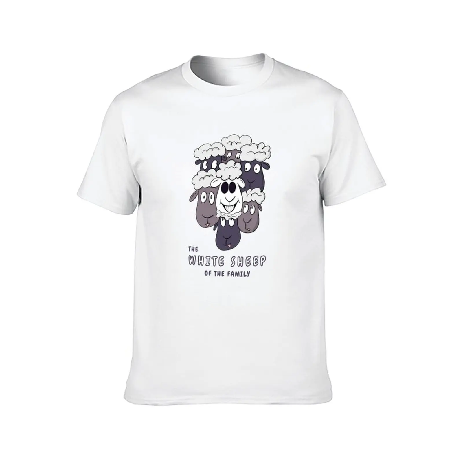 The white sheep of the family T-Shirt t shirts for man graphic vintage cotton t shirt pack T-Shirt