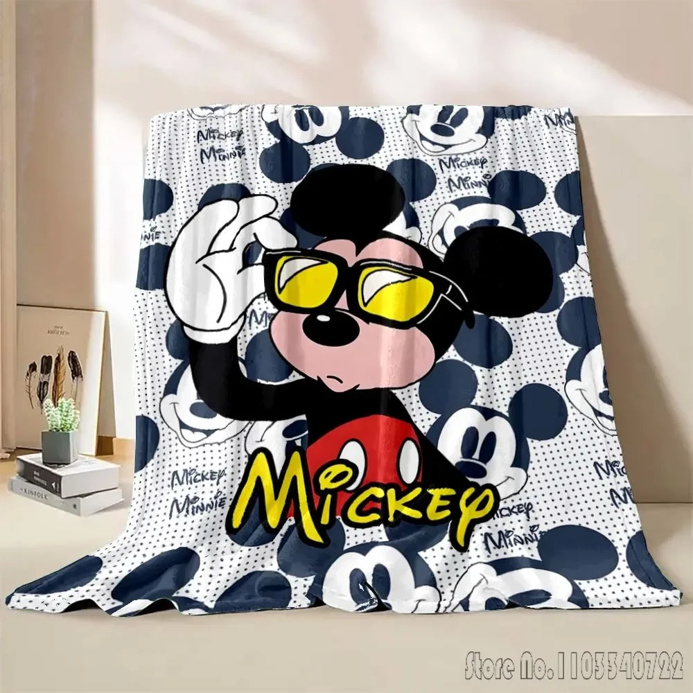 Disney Minnie Mickey Decke Cartoon Weichen, Flauschigen Werfen Kinder Erwachsene Plüsch Quilt Mädchen Kind Werfen Sommer Decke für Sofa Bett