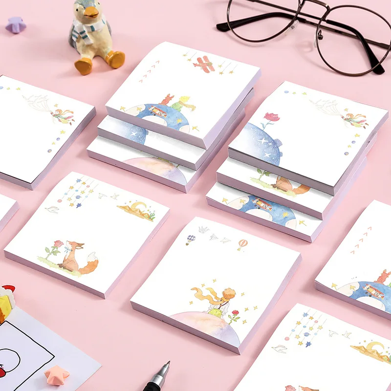 INS Vento Sticky Note Book Adesivos, Bloco de notas bonito do estudante, Creative N Times Memo Note Pad, CYBQ277, 1 Pc