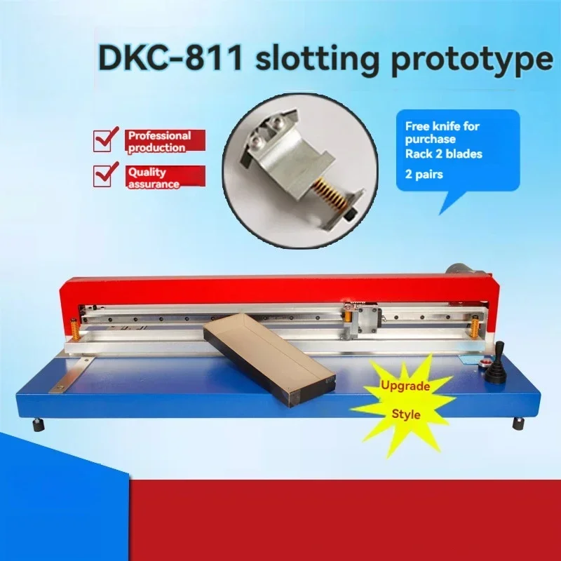 DKC-811 Electric V groove machine gray board slotting proofing machine gift box professional slotting cardboard density board