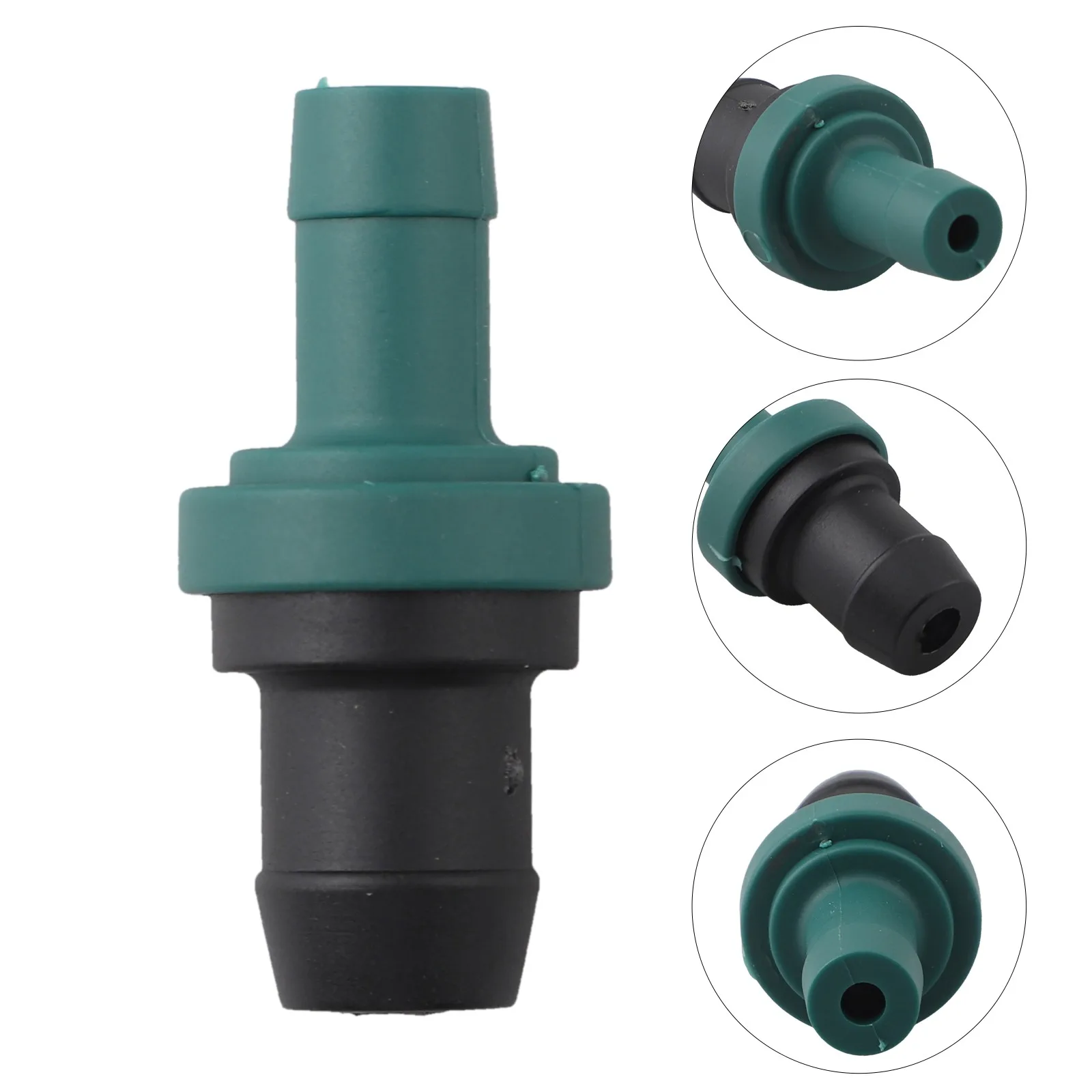 اكسسوارات السيارات صمام PCV سهل التركيب، نوعية جيدة، مادة بلاستيكية غير قابلة للتشوه، تركيب سريع، أسود وأخضر