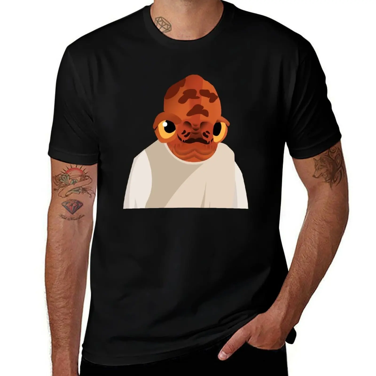 

Admiral Ackbar T-Shirt oversize t-shirts man for a boy luxury t-shirt mens designer clothes