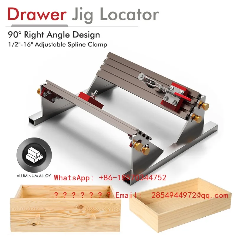 2026    Drawer Clip Multi-size Adjustable, Drawer Installation Holder, Woodworking Tools