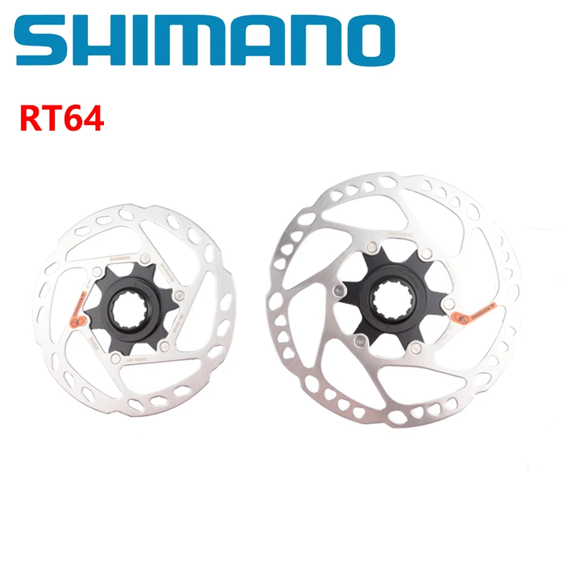 Shimano RT64 CENTER LOCK Disc Brake Rotor For MTB Mountain Bike Bicycle 140mm/160mm/180mm/220mm Rotor Original Shimano Part