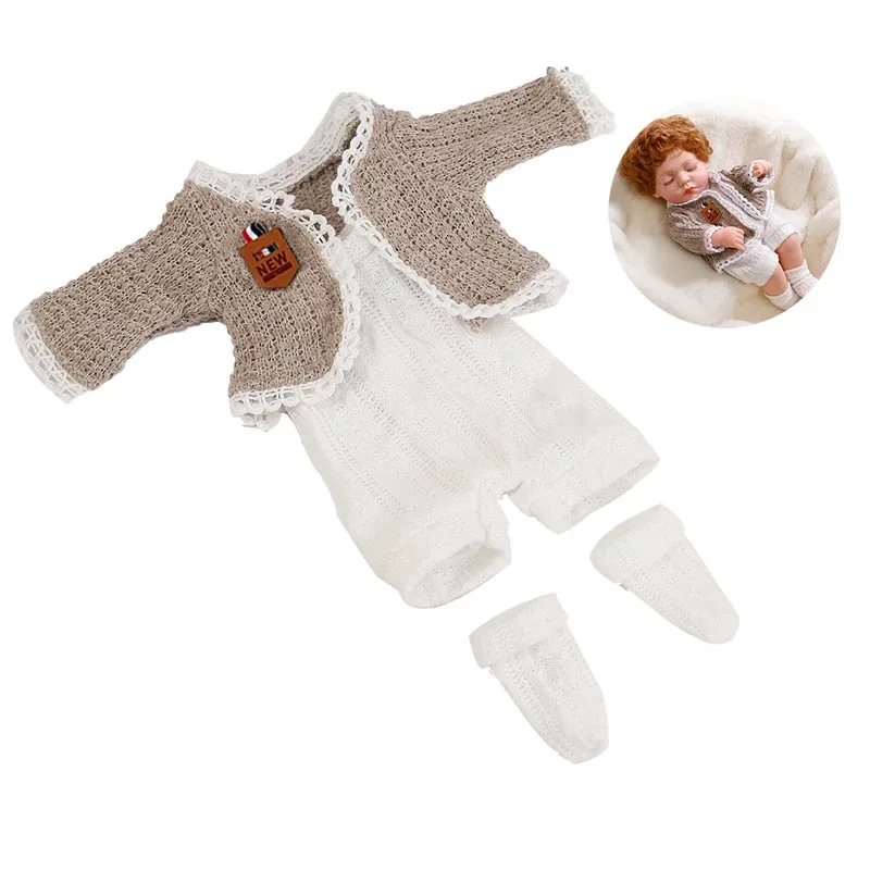 Puppenkleidung für 12 Zoll (30 cm) Reborn-Babypuppen, Kleid, Overall, Puppenkleidung, amerikanische Puppenzubehörteile für Puppen-DIY-Spielzeug, Geschenk für Mädchen – Detail 26