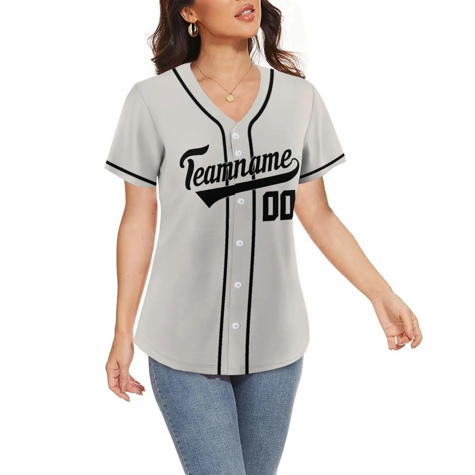 Custom Baseball Jersey for Women Personalized Baseball Shirt with Printed Name Number Team Uniform Baseball Lover Gifts