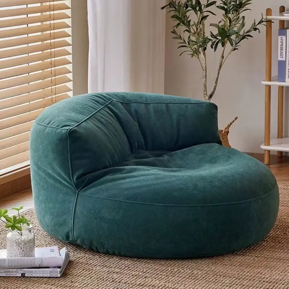 

Bean Bag Chair Chenille Bean Bag Cover （No Filler）Washable Ultra Soft Pouf Ottoman Kids Adults Beanbag Chair Lazy Armchair