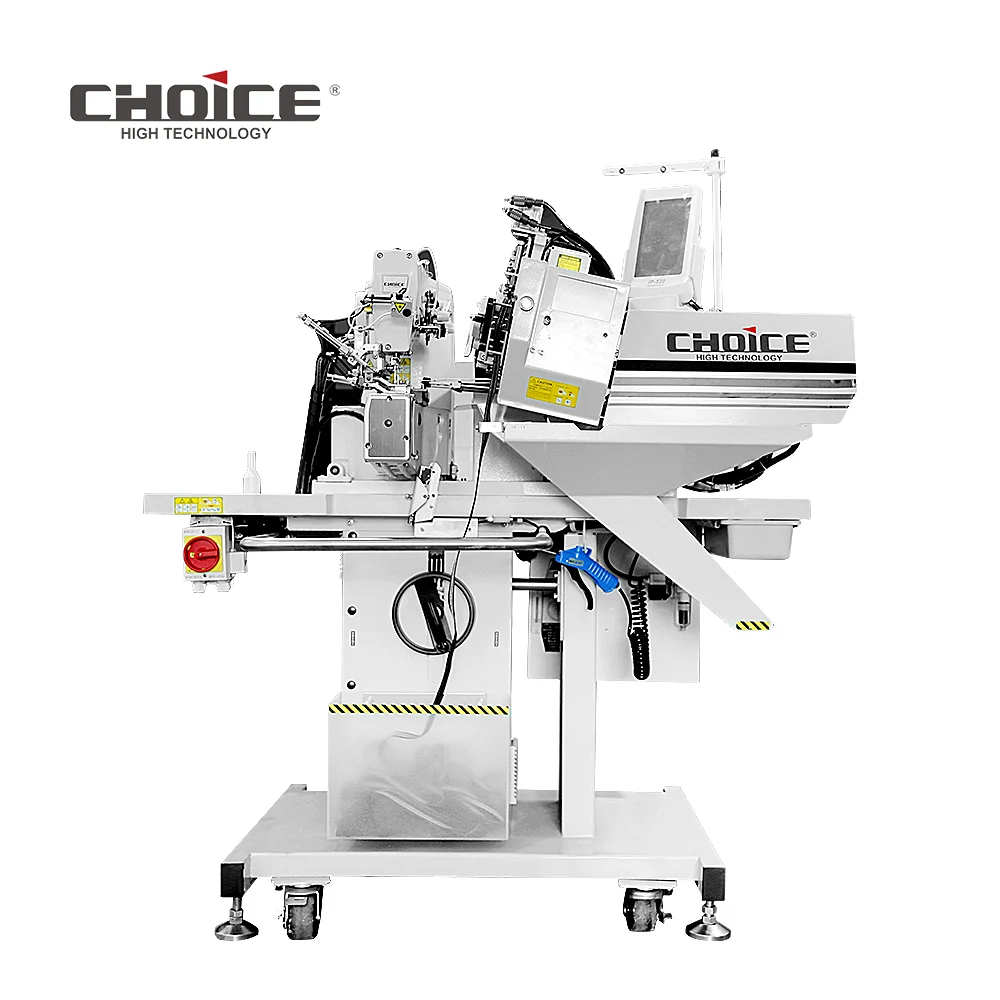 High Technology Automatic Double Needl e Belt Loop Attaching Industrial Sewing Machine GC254-ZD