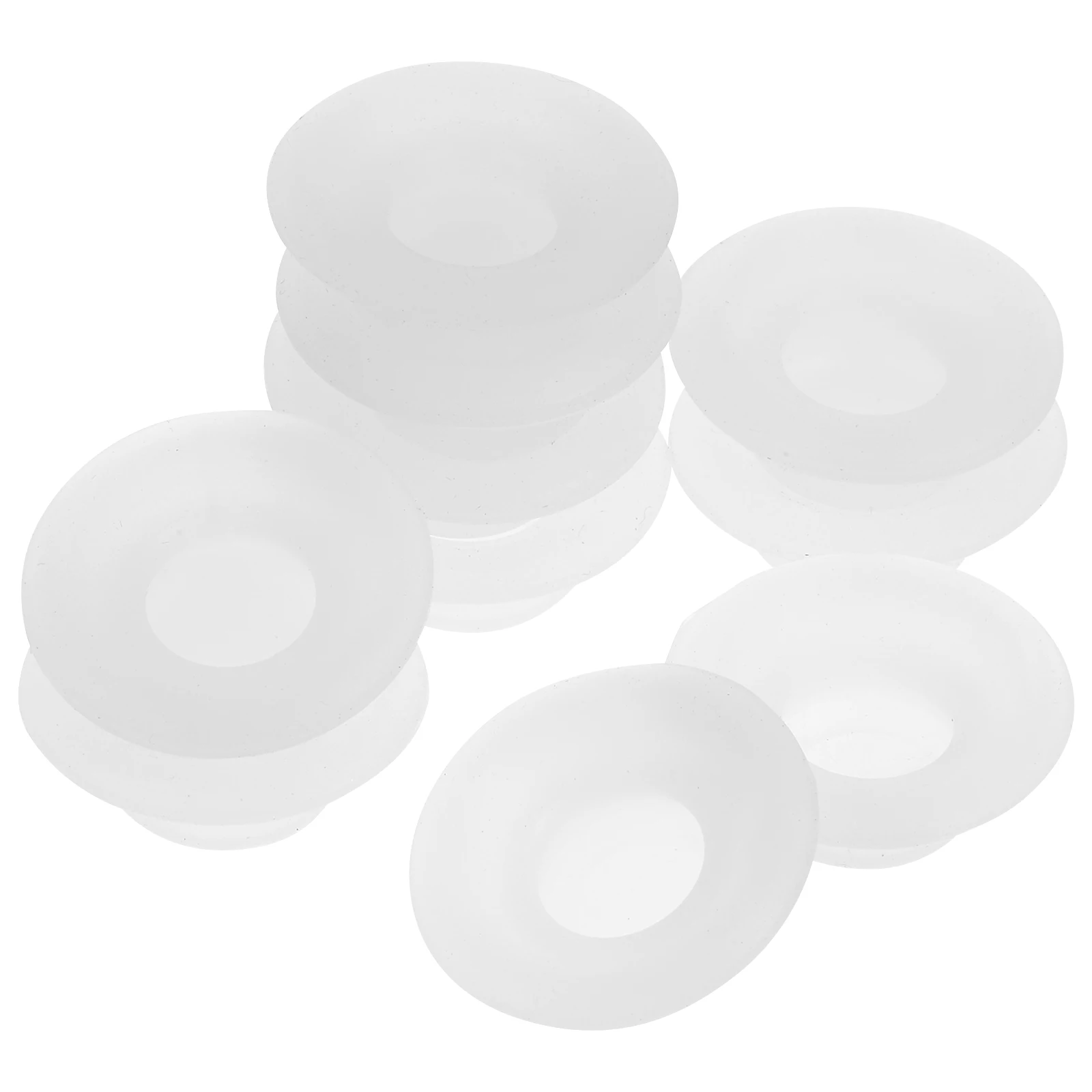 

20pcs Beer Bottle Accessories Silicone Gasket Sealing Cap White Gaskets Leakproof Versatile Kitchen Bar Supplies
