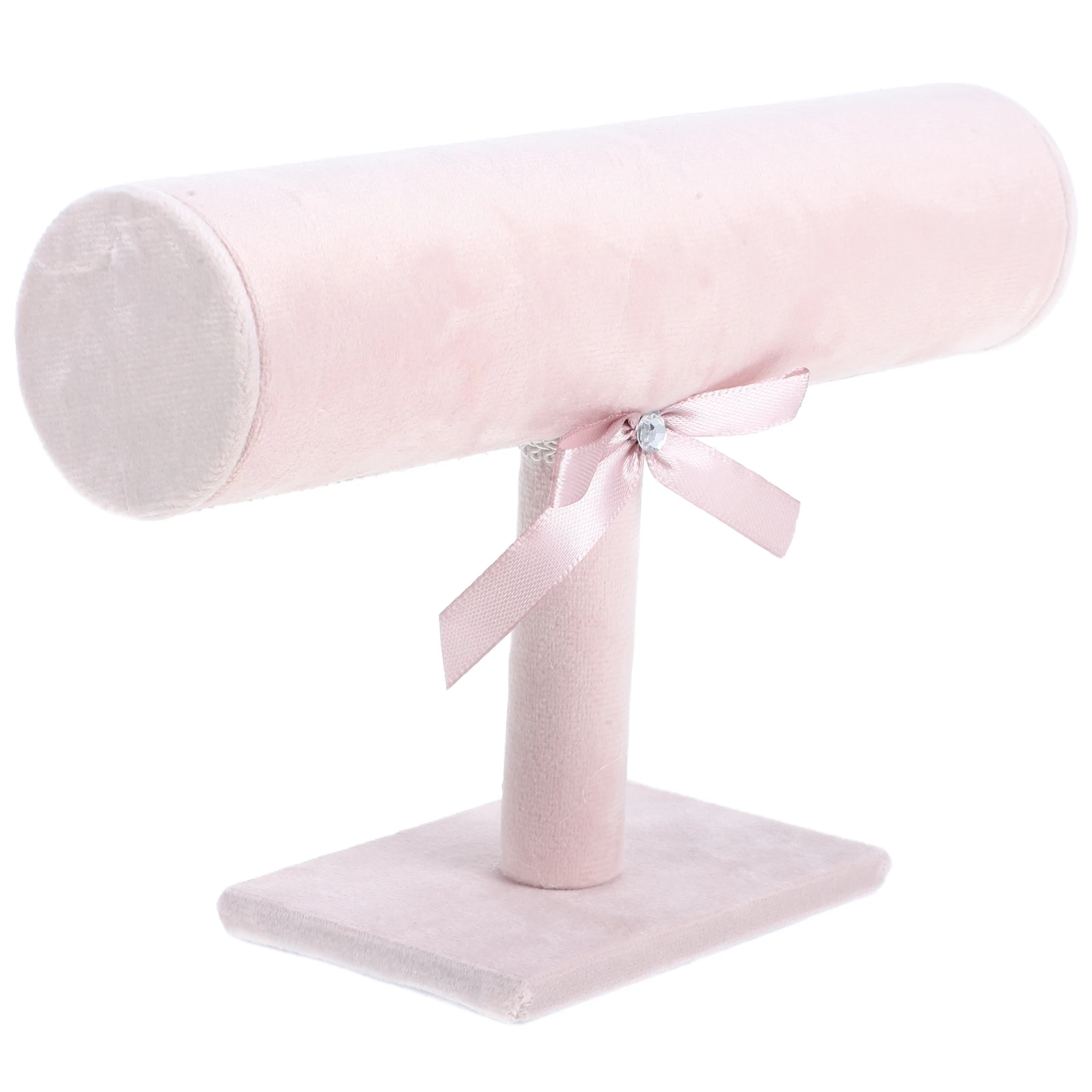 

Hairband ganizer Tool Bracelet Display Stand Jewelry Storage Rack Pink Lightweight Accessories Holder For Necklace Bangle Retail