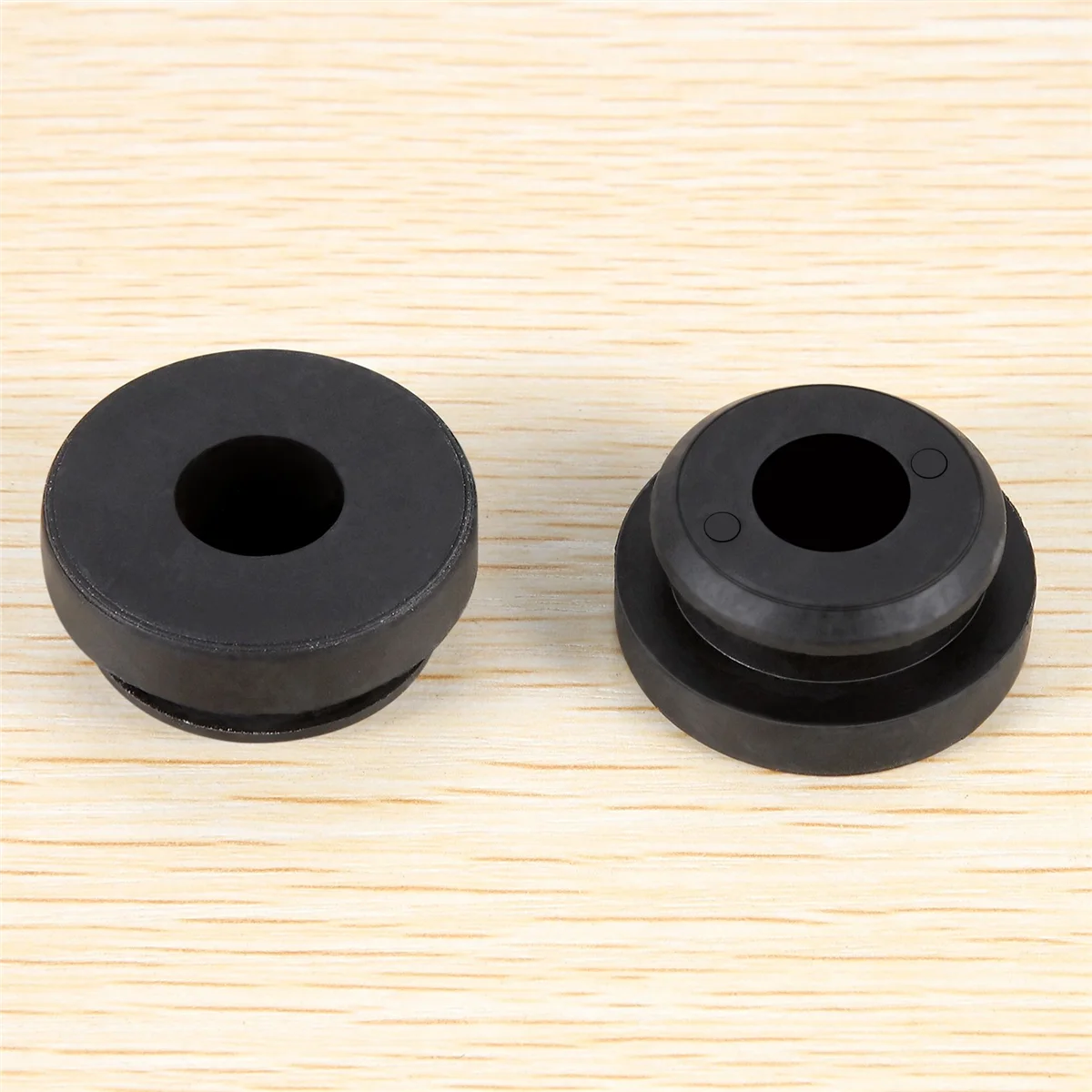 2PCS Radiator Assembly Upper Insulator Mounts Bushing Rubber Black Fit for Accord