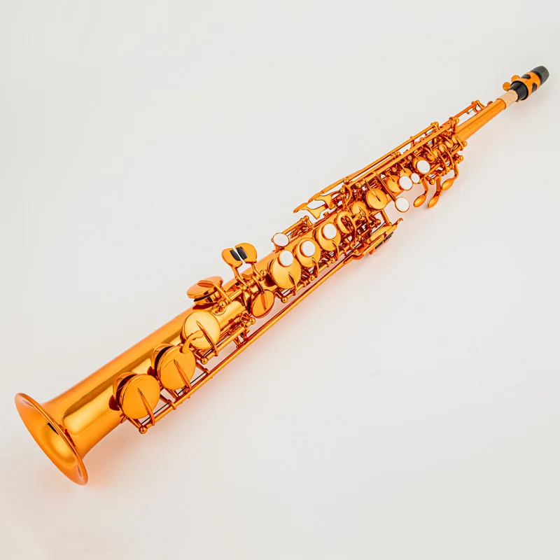 TOP Bb Soprano Saxophone Professional Woodwind Instrument B Flat Sax With Case Musical Instrument Accessories