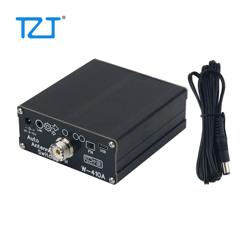 TZT HAMGEEK W-410A 200W Automatic Antenna Switch Antenna Switcher Suitable for Shortwave Radio Receivers