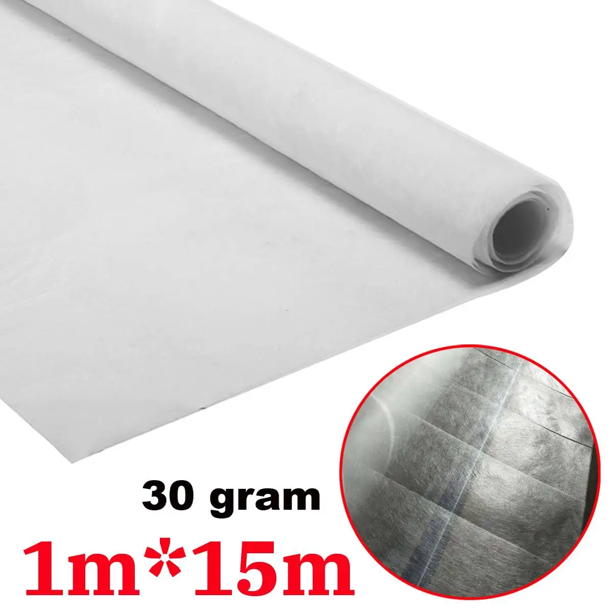 1mx15m 30g Alkali Free Fibreglass Mat Fiber Glass Cutting Fiber Cloth Chop Strand Matting Pad