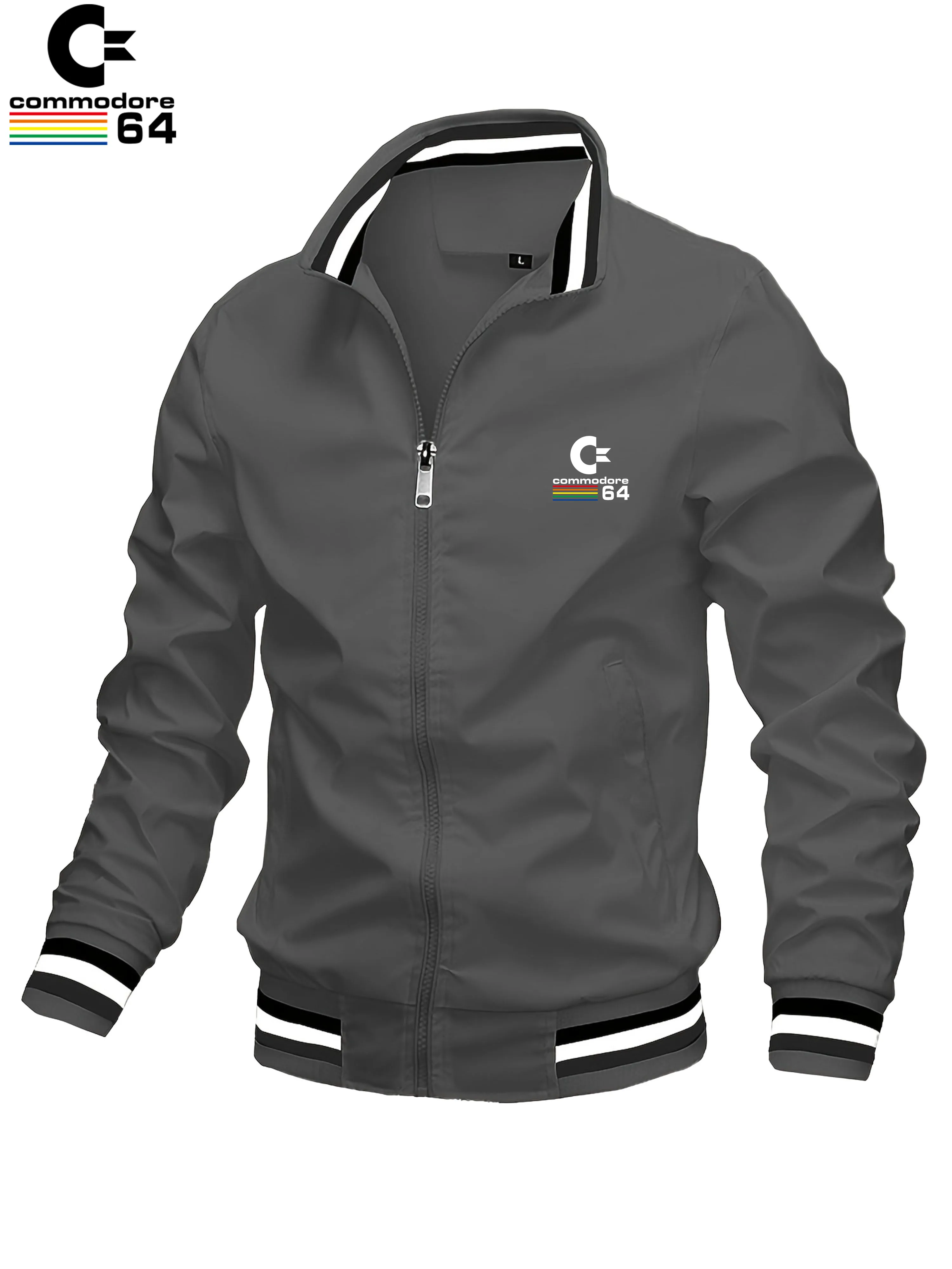 سترة دراجة نارية C64 بتصميم عتيق جديد لعام 2025 ، سترة سباق ، سترة واقية ، سترة رياضية خارجية مضادة للرياح ، معطف رجالي #3