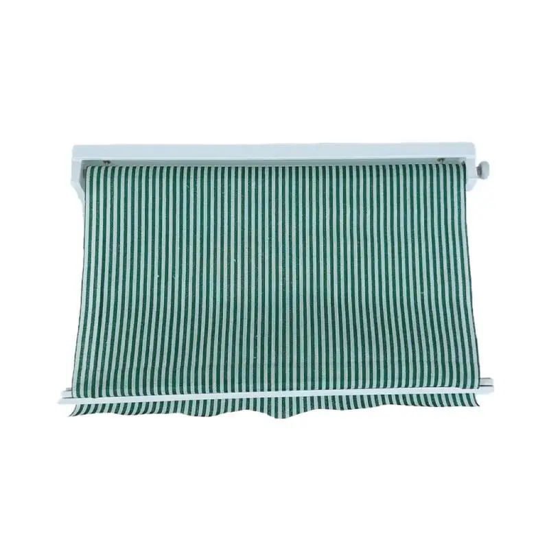 

[JN] 1/12 кукольный домик, имитация зеленого полосатого тента, модель куклы, домашний уличный балкон, солнцезащитный козырек, украшение для сцены