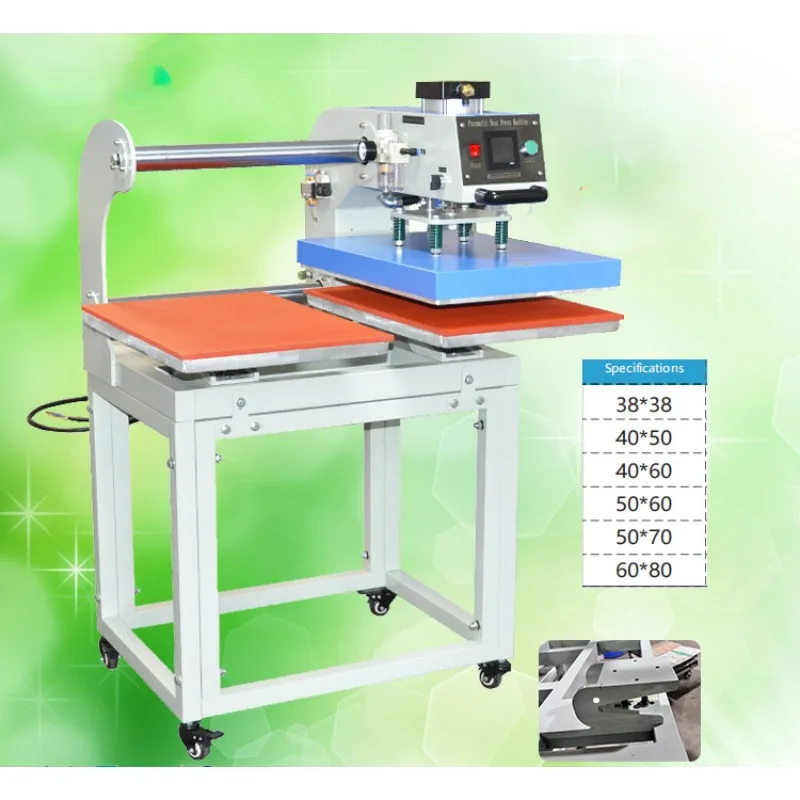 Best 2 Station Double Automatic Dual Heat Press Machine