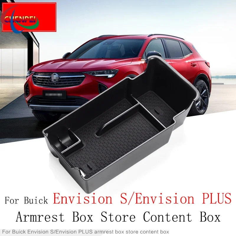 

For Buick Envision S Car Armrest Box Storage Box Modified Central Storage Box Decoration Car Accessories