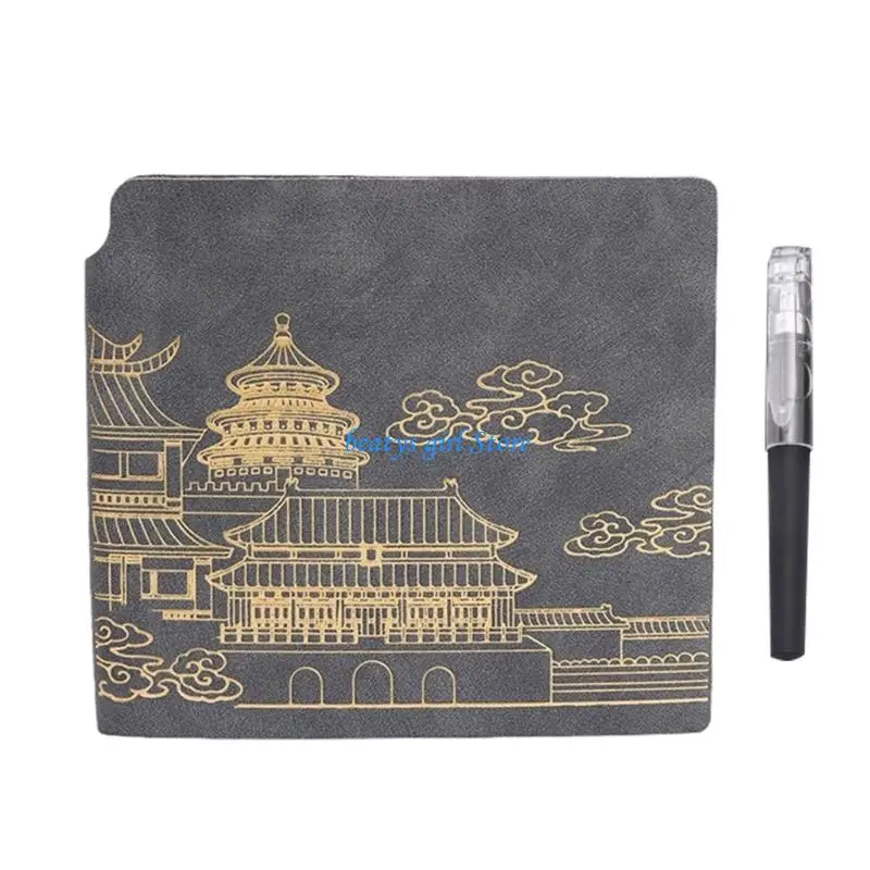 

C7AB Miniature Pocket Notebook Lined Journal With PU Leather Cover And 120 Page Paper