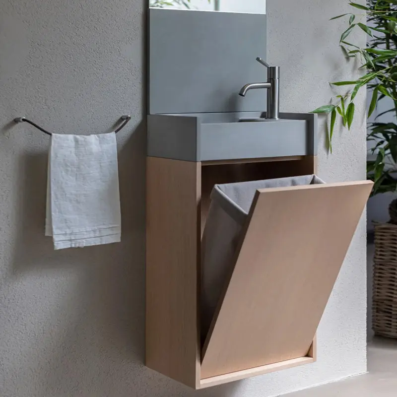 Stone Washbasin Seamless Integrated Basin Washbasin Wall-mounted Basin Sink Basin