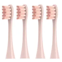 4PCS Toothbrush Heads Replaceable for Oclean X/ X PRO/ Z1/ F1/ One/ Air 2 /SE/Flow Soft DuPont Bristle Sonic Brush Nozzles