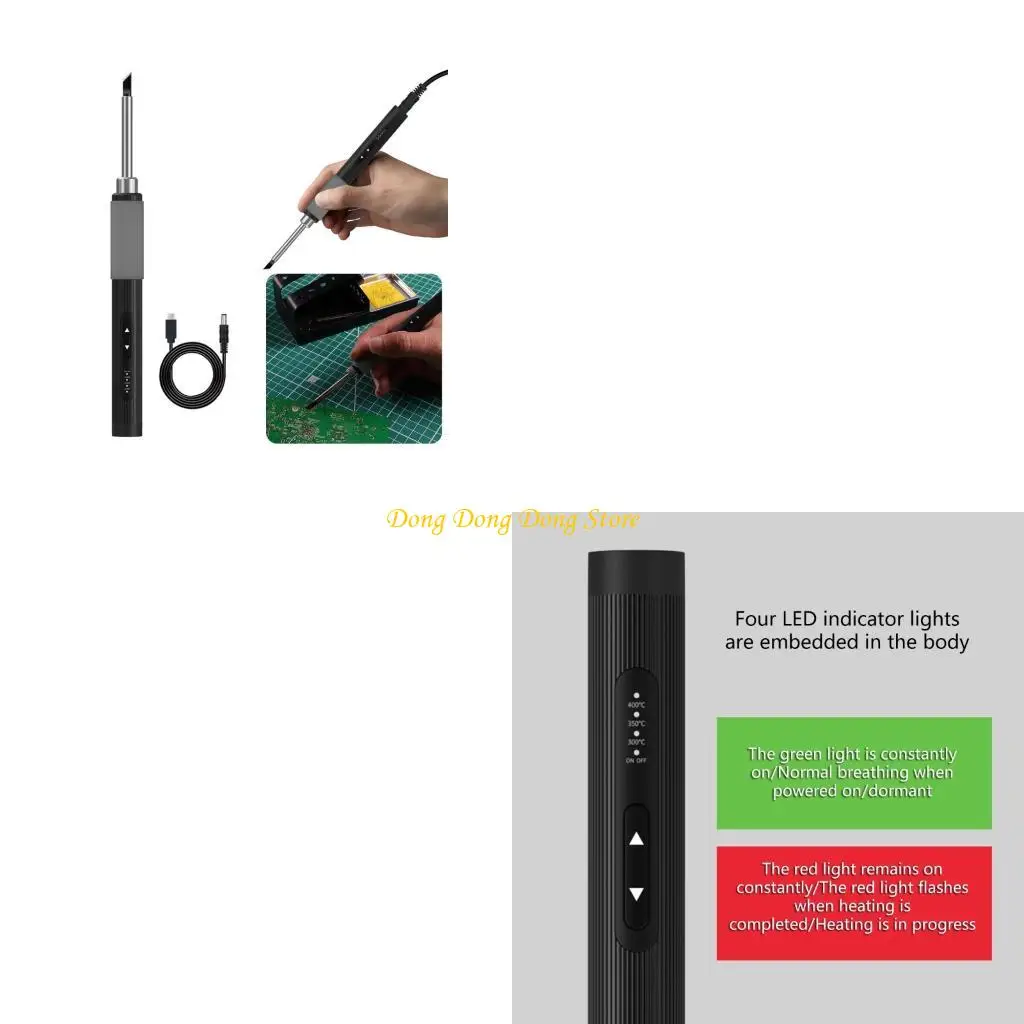4XBA Advanced Soldering Iron with 6Second Heating and Three Temperature Mode Option