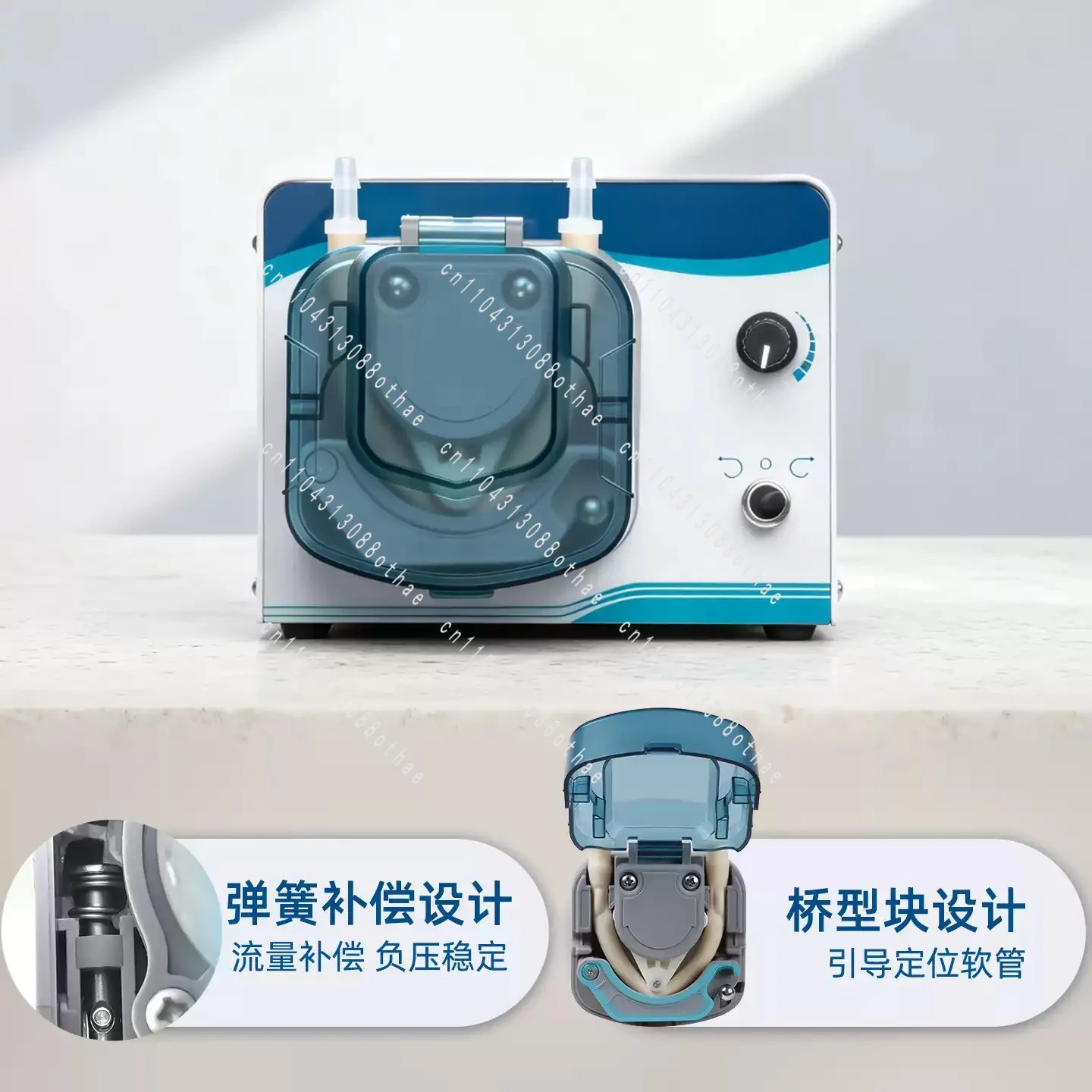 Industrial Filling Pump Head Small Large Flow ZP600 Brushed Motor Speed Regulating Peristaltic Pump