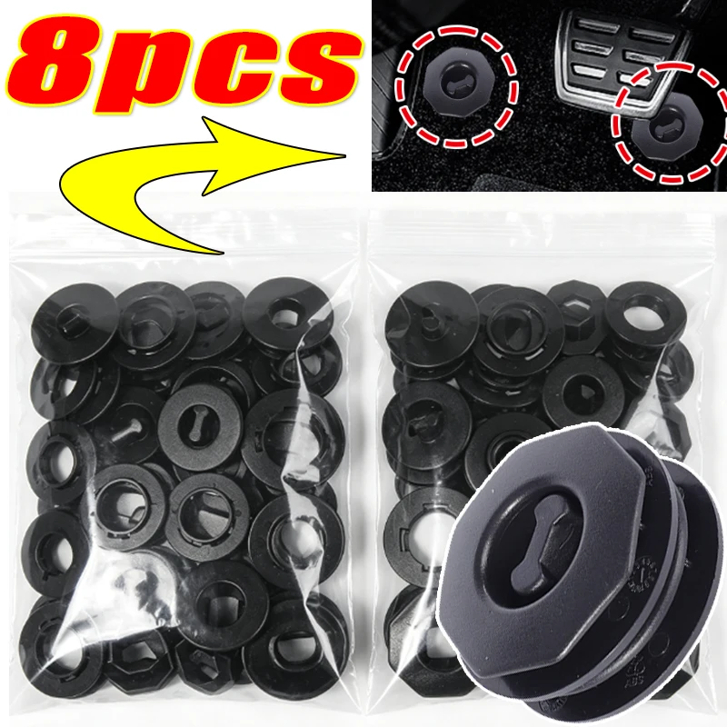 General Motors Trunk Mat Clips Carpet Retaining Clips Snap Hook Impact-Resistant Fastener Automotive Accessories 1/2/4/8pcs