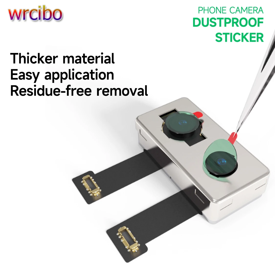 

Mechanic DP12 1000 шт. защитная наклейка для камеры для iPhone 11-17 Pro Max ремонт камеры инфракрасная точечная матрица замена защита