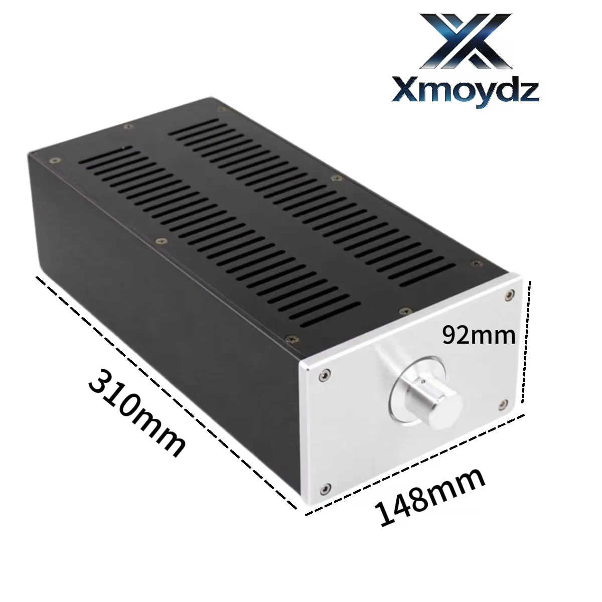 

310*148*92mm HiFi Audio Full Aluminum Chassis Enclosure for Tube Amplifier DIY, Inner 300*135*83mm