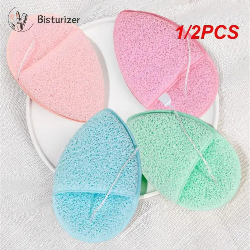 1/2PCS Cleaning Puff Deep Cleaning Soft Mild Q Bomb Skin-friendly Skin Care Accessories Face Towel Portable Rich And Sparkling