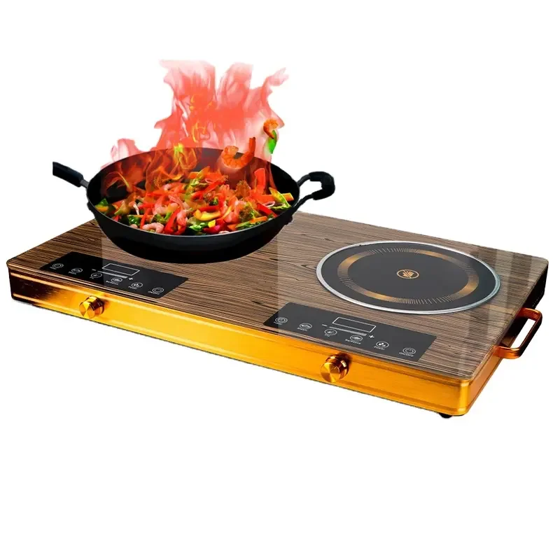 Smart Electric 2-Hob Induction Cooktop High-Power Infrared Ceramic Hot Plates Kitchen Electric Stove