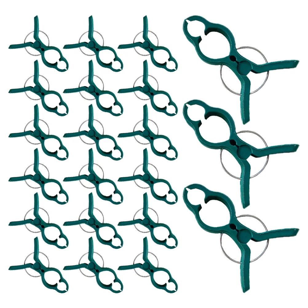

50 Pcs Gardening Clip Set Plant Tomato Support Stem Flower Plants Vine Reusable Clips Number