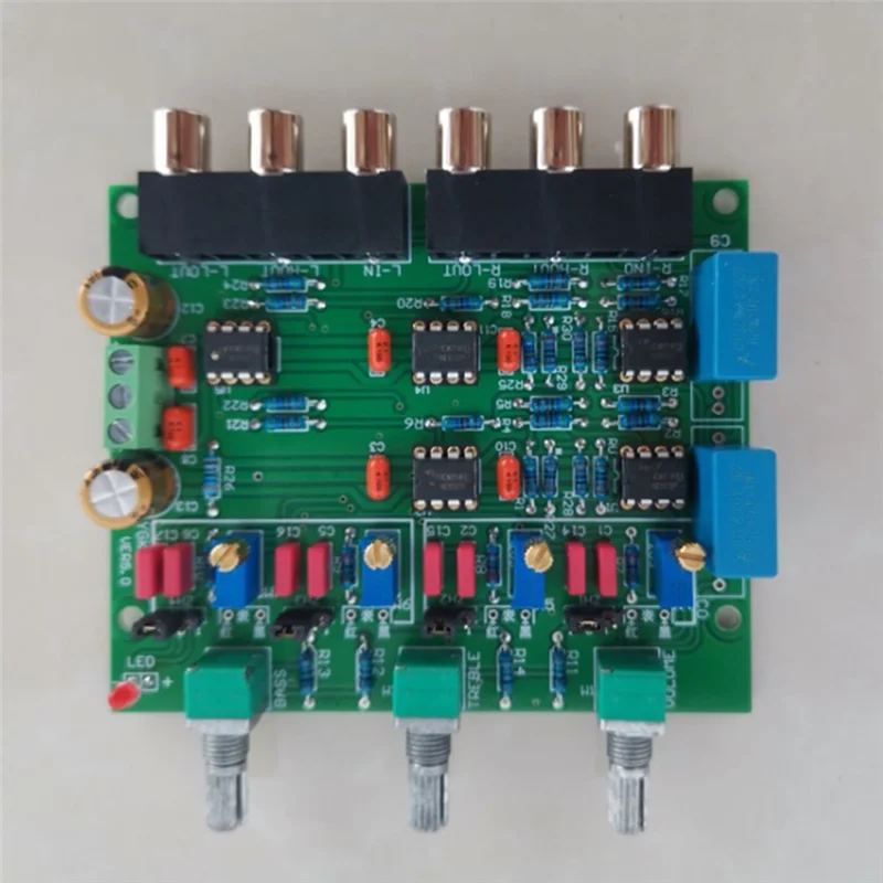 ABSQ-placa cruzada de altavoz de Audio preamplificador de cine en casa para grabadoras de vídeo, equipos de Audio